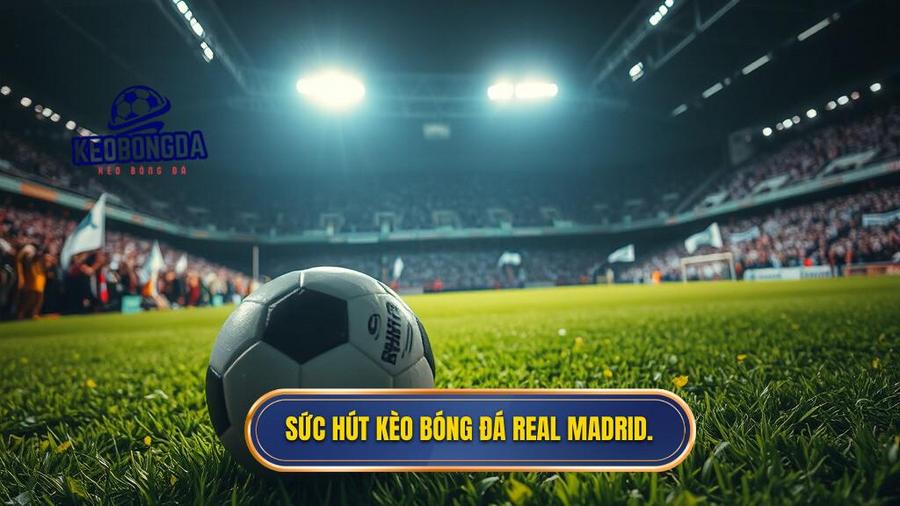 Sức hút kèo bóng đá Real Madrid.