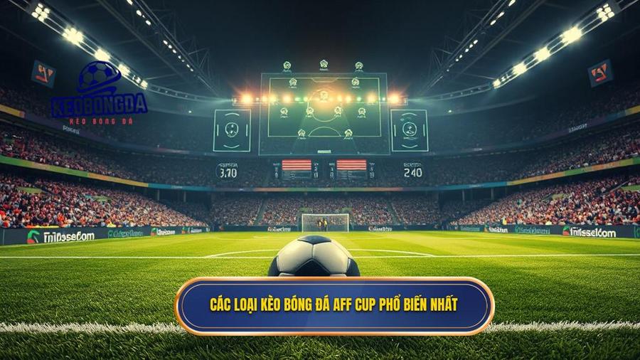 Các loại kèo bóng đá AFF Cup phổ biến nhất