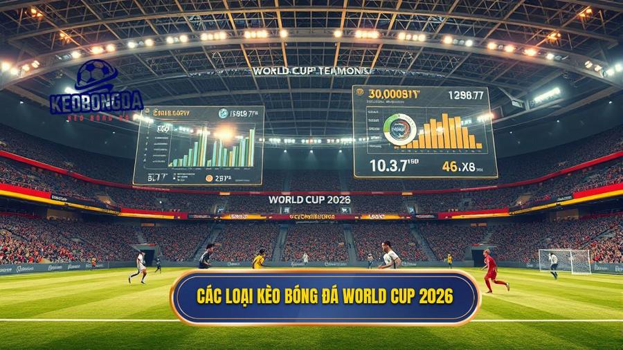Các loại kèo bóng đá World Cup 2026
