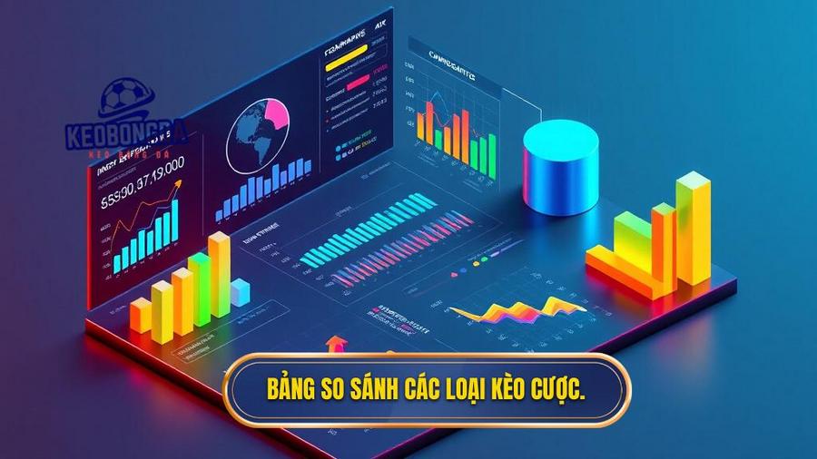Bảng so sánh các loại kèo cược.